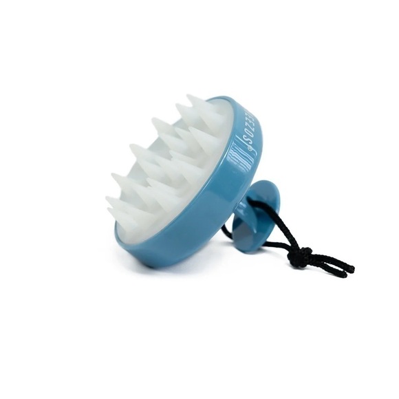 NEW UO CHEEZOS Blue White Rejuvenating Scalp Hair Head Massager Dry Brush Unisex - Picture 3 of 5